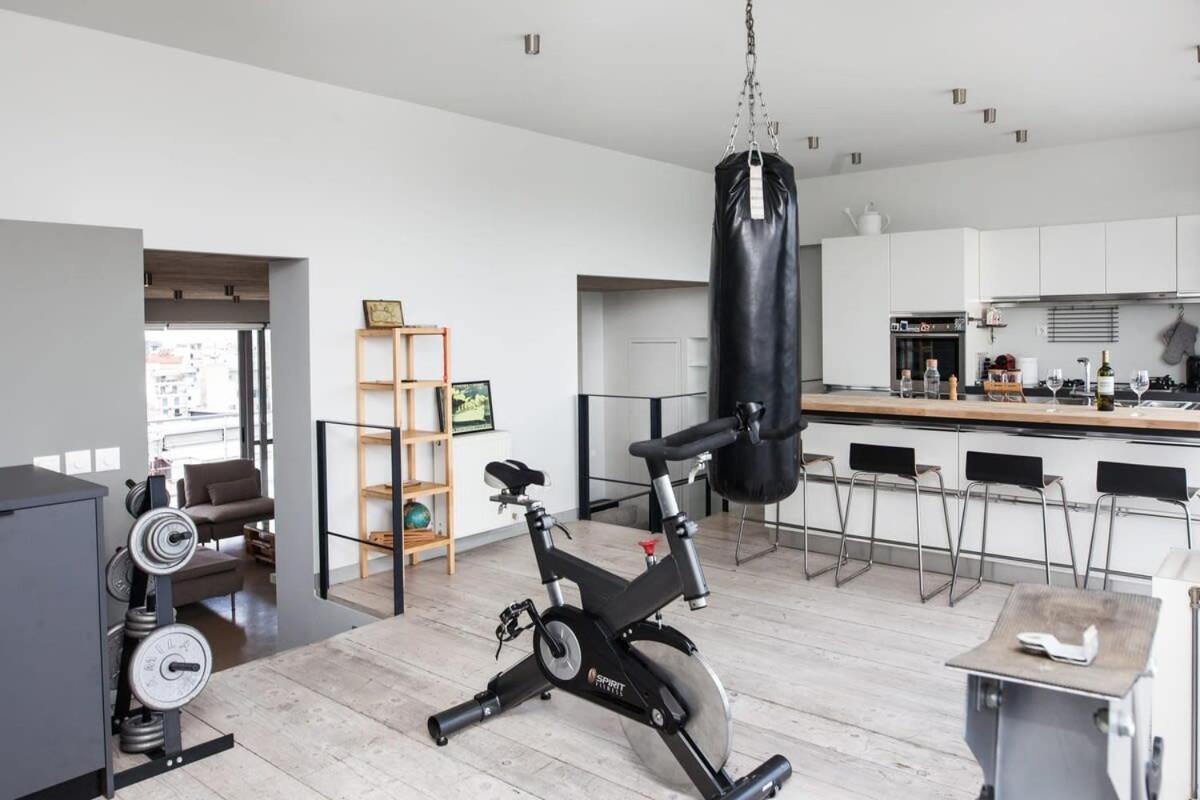 Penthouse With 360 View Of Athens And Private Gym Apartman Kültér fotó