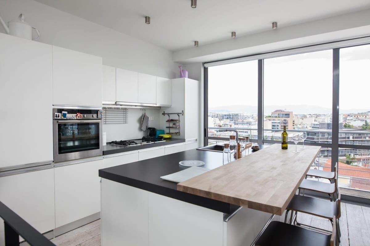Penthouse With 360 View Of Athens And Private Gym Apartman Kültér fotó