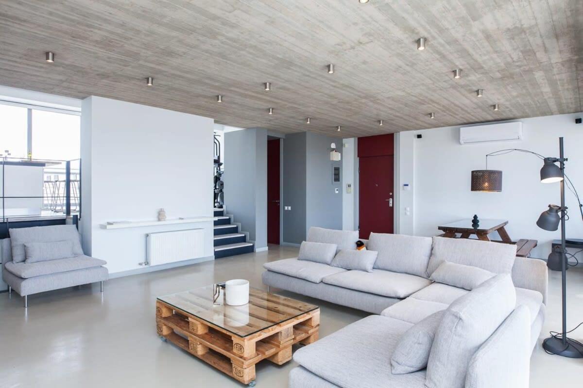 Penthouse With 360 View Of Athens And Private Gym Apartman Kültér fotó